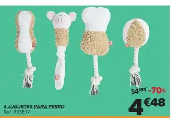 GiFi 4 juguetes para perro oferta