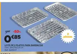 GiFi Lote de 3 platos para barbacoa oferta