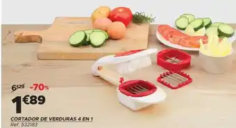 GiFi Cortador de verduras 4 en 1 oferta