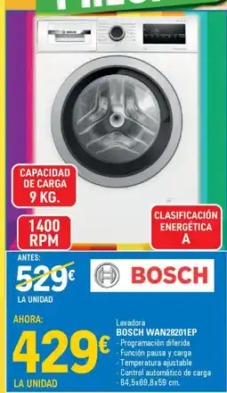 E.Leclerc BOSCH WAN28201EP Lavadora oferta