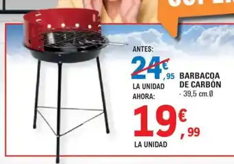 E.Leclerc Barbacoa de carbón oferta