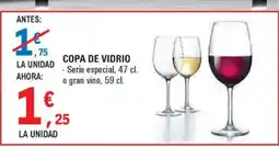 E.Leclerc Copa de vidrio oferta