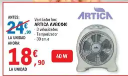 E.Leclerc ARTICA Ventilador box oferta