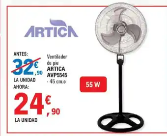 E.Leclerc ARTICA Ventilador de pie oferta