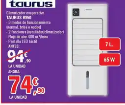 E.Leclerc TAURUS Climatizador evaporativo oferta
