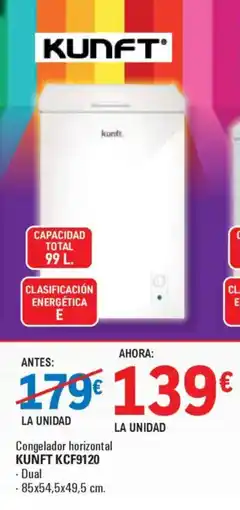 E.Leclerc KUNFT Congelador horizontal oferta