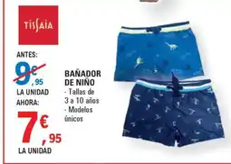 E.Leclerc Bañador de niño oferta