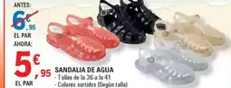 E.Leclerc Sandalia de agua oferta