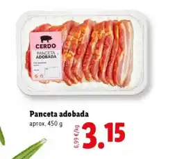 Lidl Panceta adobada oferta