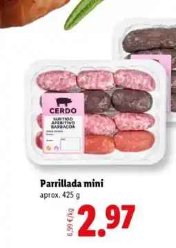 Lidl Parrillada mini oferta