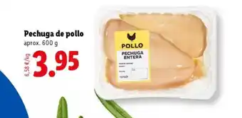 Lidl Pechuga de pollo oferta