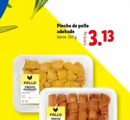 Lidl Pincho de pollo adobado oferta
