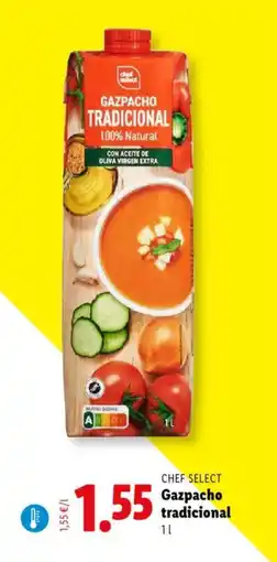 Lidl CHEF SELECT Gazpacho tradicional oferta