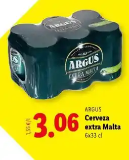 Lidl ARGUS Cerveza extra oferta