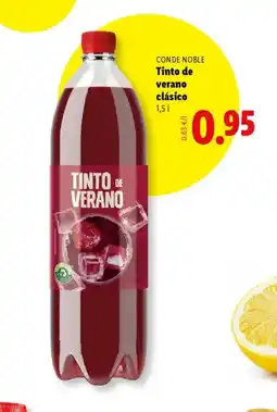 Lidl CONDE NOBLE Tinto de verano clásico oferta