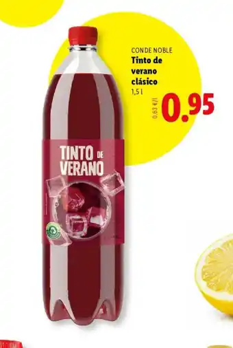 Lidl CONDE NOBLE Tinto de verano clásico oferta