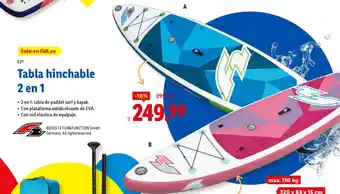 Lidl Tabla hinchable oferta