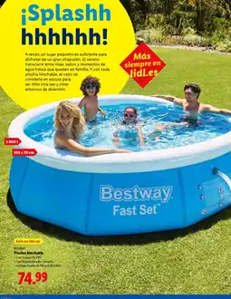 Lidl BESTWAY Piscina hinchable oferta