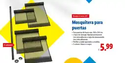 Lidl Mosquitera para puertas oferta