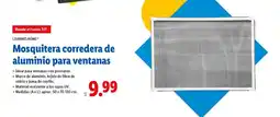 Lidl LIVARNO HOME Mosquitera corredera de aluminio para ventanas oferta