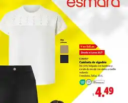Lidl ESMARA Camiseta de algodón oferta
