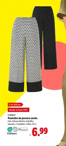 Lidl ESMARA Pantalón de pernera ancha oferta