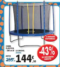 E.Leclerc Cama elástica oferta