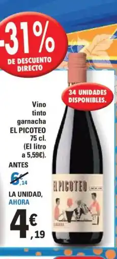 E.Leclerc EL PICOTEO Vino vinto garnacha oferta