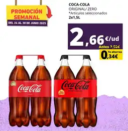 Tu Trébol Hipermercados COCA-COLA Orginal/zero oferta