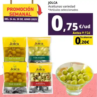 Tu Trébol Hipermercados JOLCA Aceitunas variedad oferta