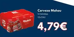 Cash Unide MAHOU Cerveza oferta