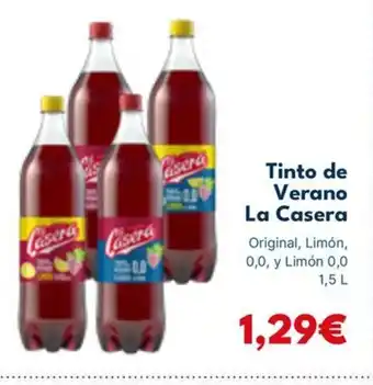 Cash Unide LA CASERA Tinto de Verano oferta
