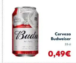 Cash Unide BUDWEISER Cerveza oferta