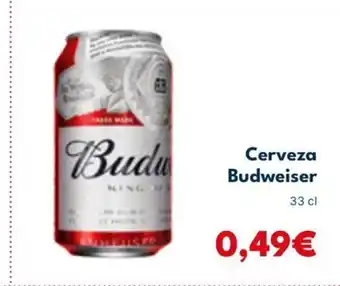 Cash Unide BUDWEISER Cerveza oferta
