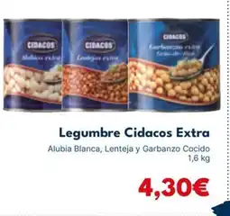 Cash Unide CIDACOS Legumbre oferta