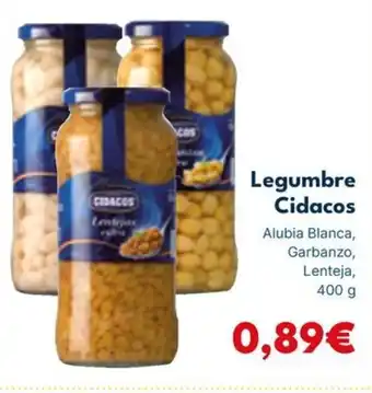 Cash Unide CIDACOS Legumbre oferta