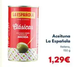 Cash Unide LA ESPAÑOLA Aceituna oferta