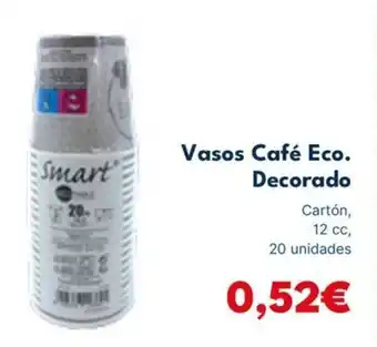 Cash Unide Vasos Café Eco. Decorado oferta