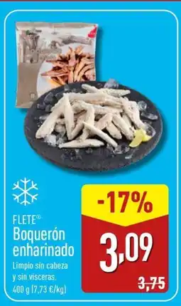 ALDI FLETE Boquerón enharinado Boquerón enharinado oferta