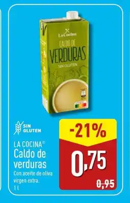 ALDI LA COCINA Caldo de verduras oferta