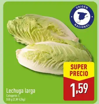 ALDI Lechuga larga oferta