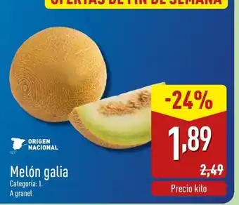 ALDI Melón galia oferta