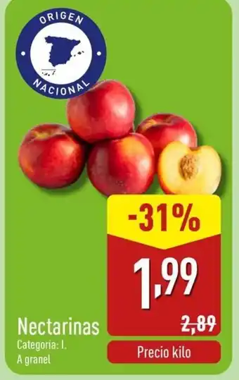 ALDI Nectarinas oferta