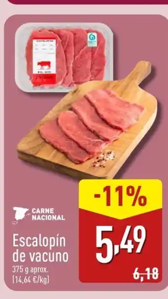 ALDI Escalopín de vacuno oferta
