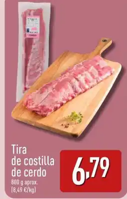 ALDI Tira de costilla de cerdo oferta