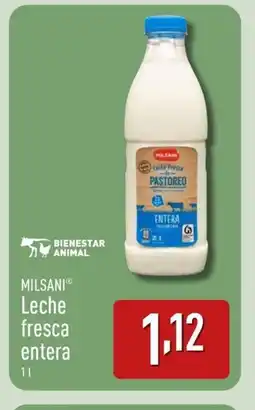 ALDI MILSANI Leche fresca entera oferta