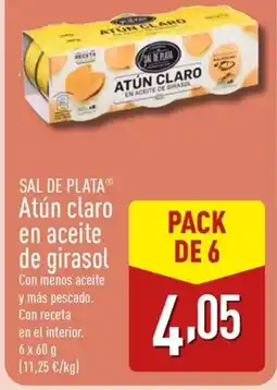 ALDI SAL DE PLATA Atún claro en aceite de girasol oferta