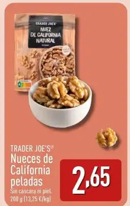 ALDI TRADER JOE'S Nueces de California peladas oferta