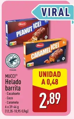 ALDI MUCCI Helado barrita oferta