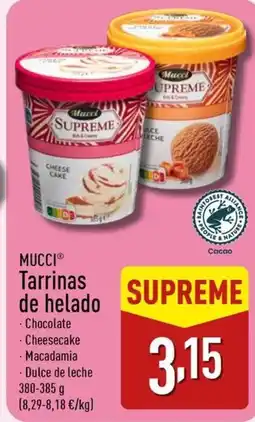 ALDI MUCCI Tarrinas de helado oferta